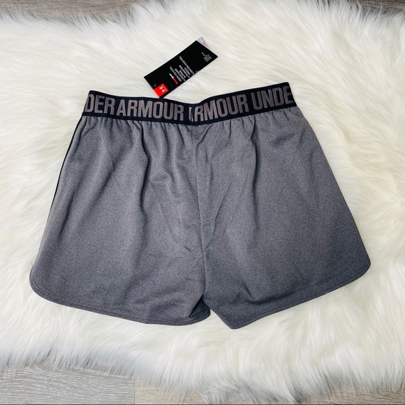 Under Armour | Womens Heather Grey Shorts - Picture 2 of 6